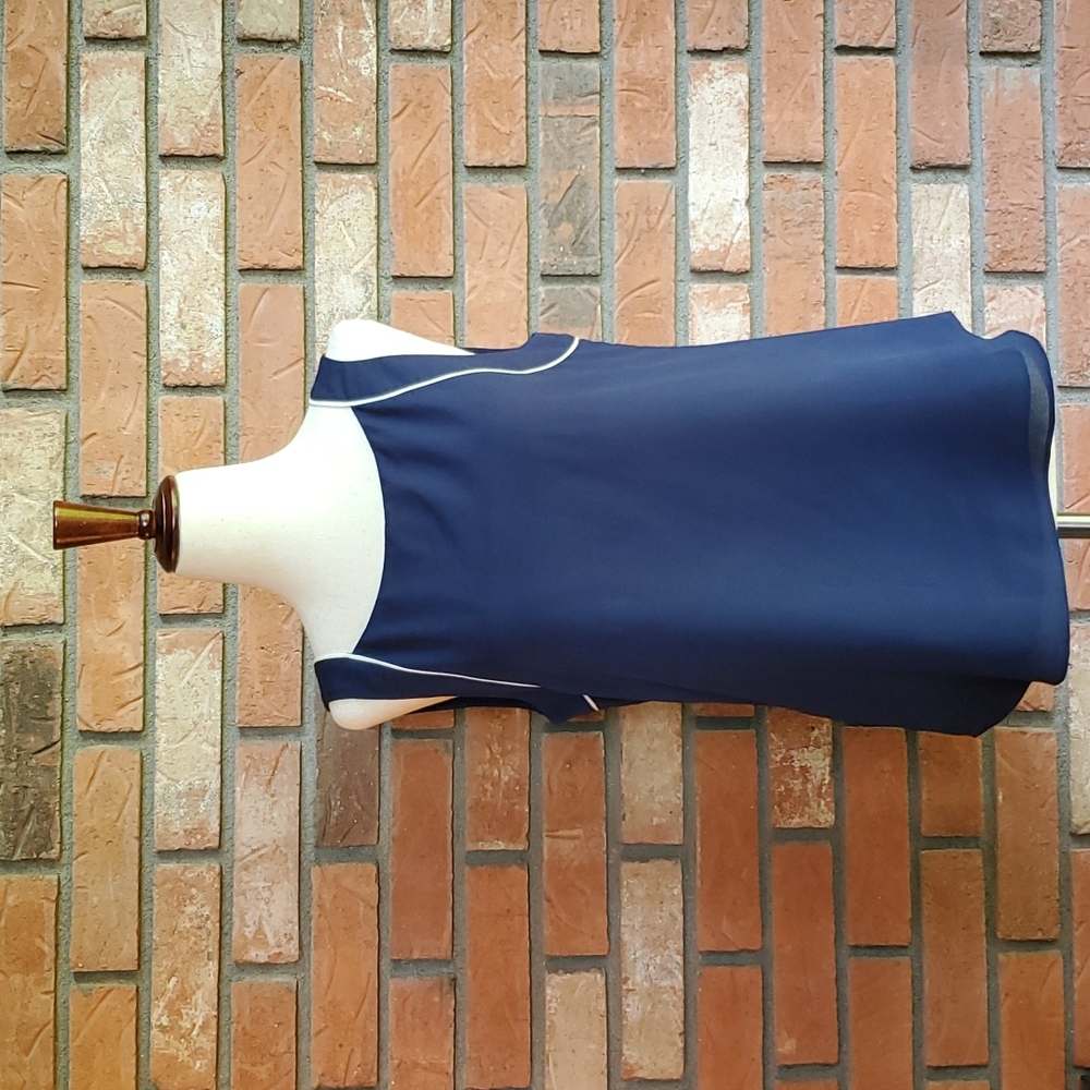 Small Petite Sleeveless Blue Banana Republic Blouse